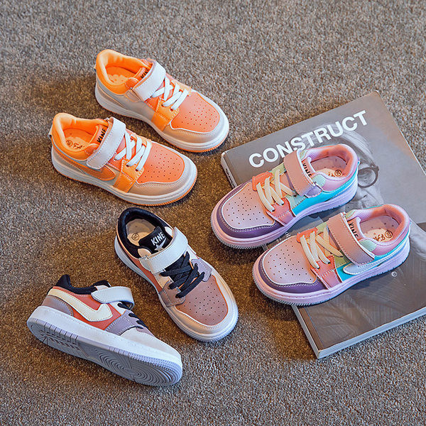 Model nou de adidași de primăvară-toamnă din piele ecologică - pentru fete sau băieți