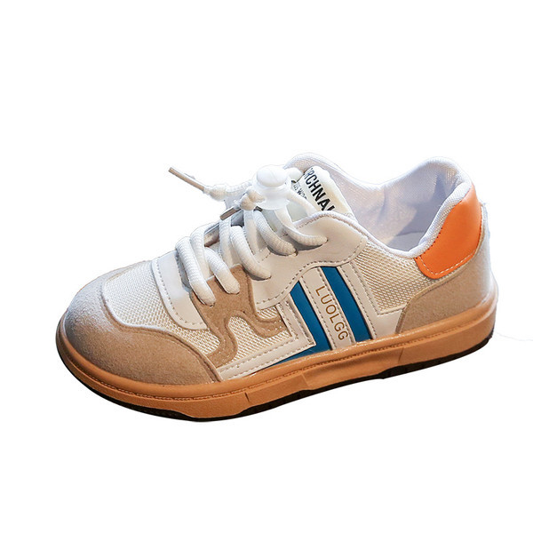 Adidasi copii pentru fete cu talpa plate si cravate