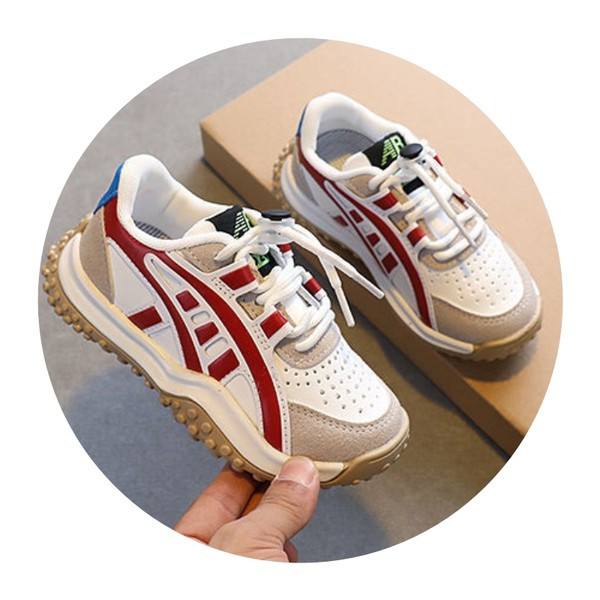 Adidași antiderapante pentru copii cu șireturi și inscripție pentru băieți