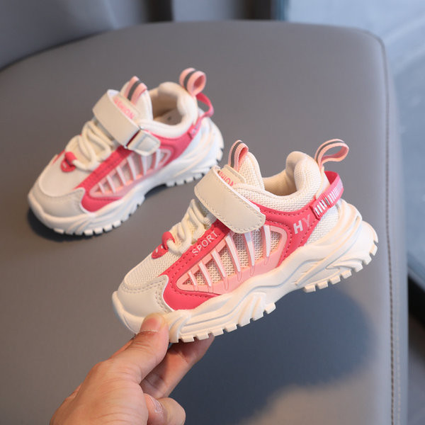 Adidași pentru copii cu petice și talpă aspră - pentru fete