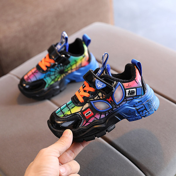 Adidași colorați pentru copii cu autocolant pentru fete și băieți