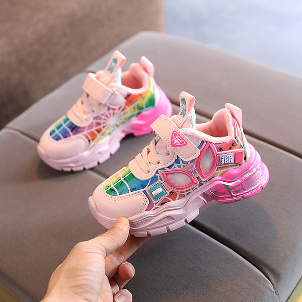 Adidași colorați pentru copii cu autocolant pentru fete și băieți