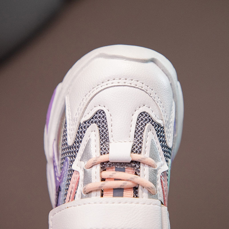 Adidași sport cu șireturi și velcro pentru fete