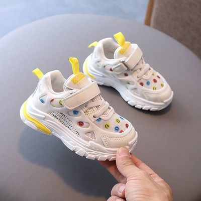 Casual παιδικά πάνινα παπούτσια με velcro στερέωση - για κορίτσια