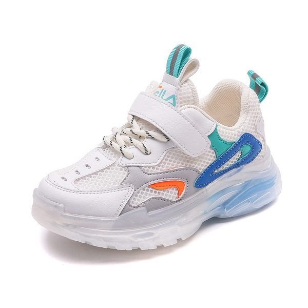 Hálós szövetből készült alkalmi tornacipők - lányoknak és fiúknak