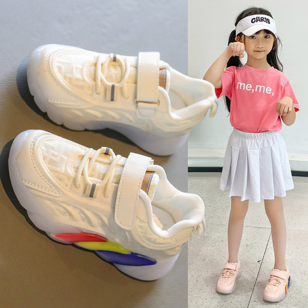 Casual αθλητικά παπούτσια με velcro κούμπωμα και κορδόνια