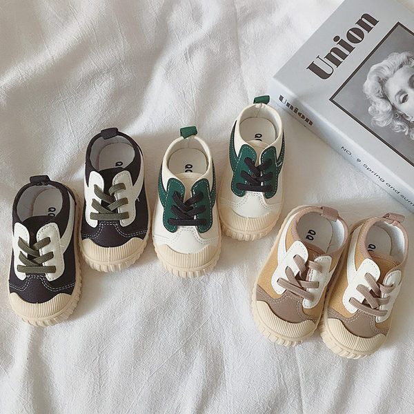 Casual παιδικά πάνινα παπούτσια με κορδόνια για αγόρια