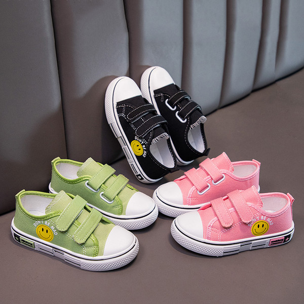 Μοντέρνα αθλητικά παπούτσια για κορίτσια και αγόρια με velcro και κέντημα