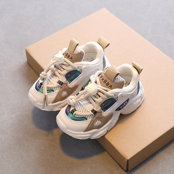 Παιδικά δίχτυα αθλητικά παπούτσια με κορδόνια σε τρία χρώματα