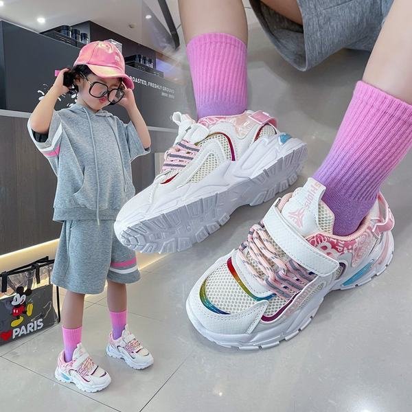 Αθλητικά και casual  παπούτσια για κορίτσια με τραχιά σόλα