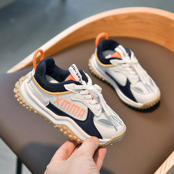 Παιδικά αναπνεύσιμα αθλητικά παπούτσια με κορδόνια