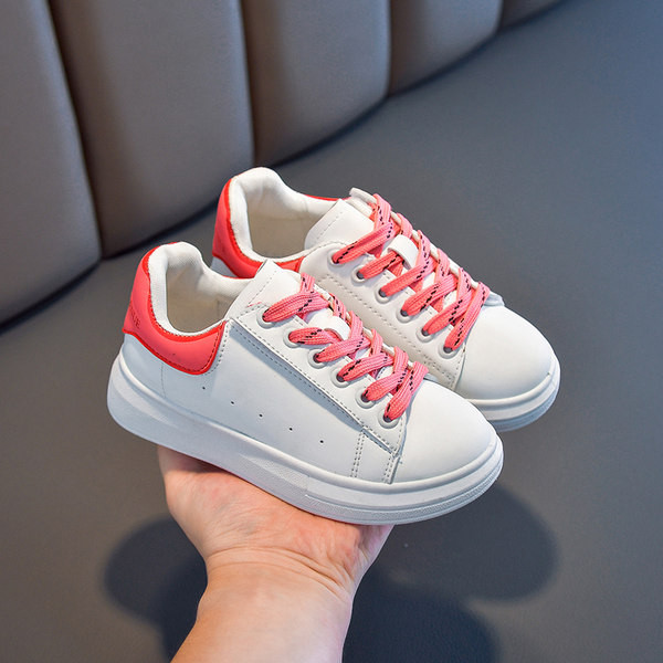 Gyermek bőr tornacipő fiúknak és lányoknak - légáteresztő