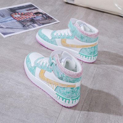 Νέο μοντέλο παιδικά  αθλητικά παπούτσια με κορδόνια - για αγόρια