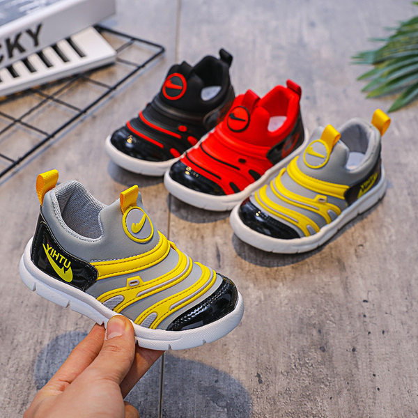 Παιδικά μοντέρνα αθλητικά παπούτσια με επίπεδη σόλα χωρίς στερέωση