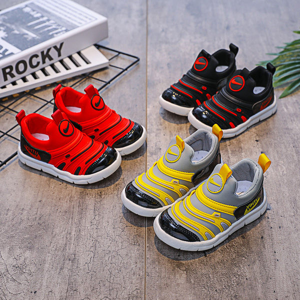 Παιδικά μοντέρνα αθλητικά παπούτσια με επίπεδη σόλα χωρίς στερέωση