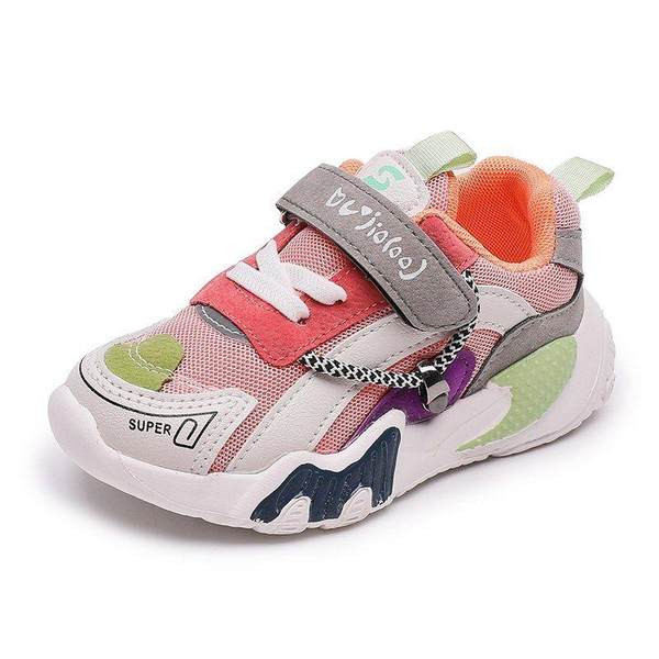 Παιδικά αθλητικά παπούτσια με επιγραφή για κορίτσια κατάλληλα για σπορ