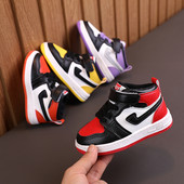 Casual παιδικά αθλητικά παπούτσια από οικολογικό δέρμα με επίπεδη σόλα κατάλληλο για αγόρια ή κορίτσια