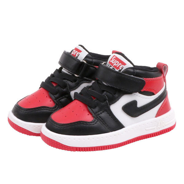 Casual παιδικά αθλητικά παπούτσια από οικολογικό δέρμα με επίπεδη σόλα κατάλληλο για αγόρια ή κορίτσια