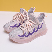 Υφασμάτινα αθλητικά παπούτσια άνοιξη-φθινόπωρο με κορδόνια για παιδιά