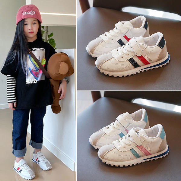 Παιδικά αθλητικά παπούτσια με velcro για κορίτσια