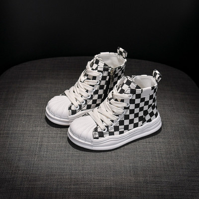 Παιδικά αθλητικά παπούτσια καμβά για κορίτσια με επίπεδη σόλα