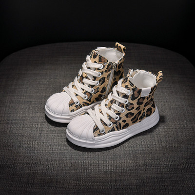 Παιδικά αθλητικά παπούτσια καμβά για κορίτσια με επίπεδη σόλα