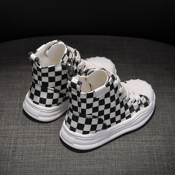 Παιδικά αθλητικά παπούτσια καμβά για κορίτσια με επίπεδη σόλα