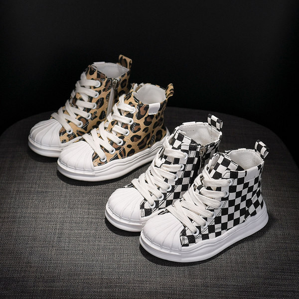 Παιδικά αθλητικά παπούτσια καμβά για κορίτσια με επίπεδη σόλα