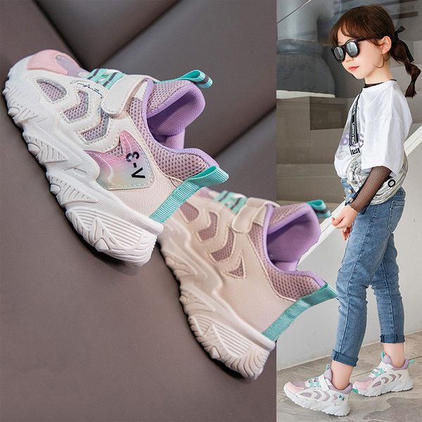 Παιδικά τρέχοντα αθλητικά παπούτσια με δίχτυ για αγόρια και κορίτσια