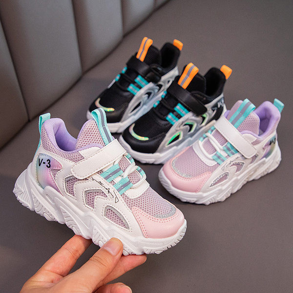 Παιδικά τρέχοντα αθλητικά παπούτσια με δίχτυ για αγόρια και κορίτσια