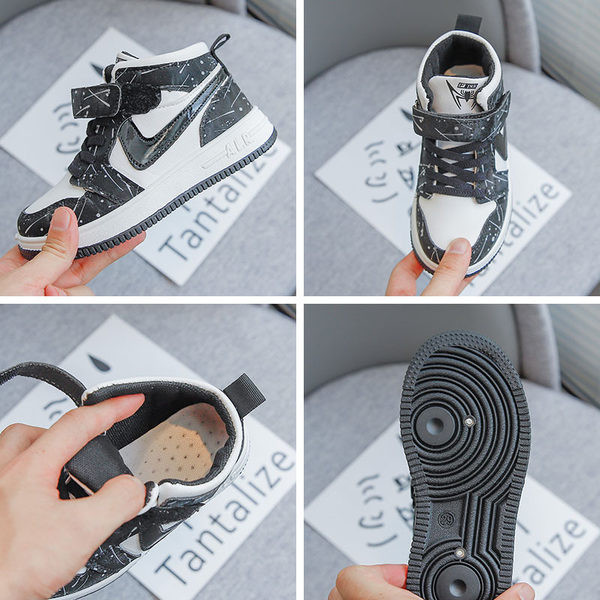 Κομψά παιδικά πάνινα παπούτσια από οικολογικό δέρμα για αγόρια