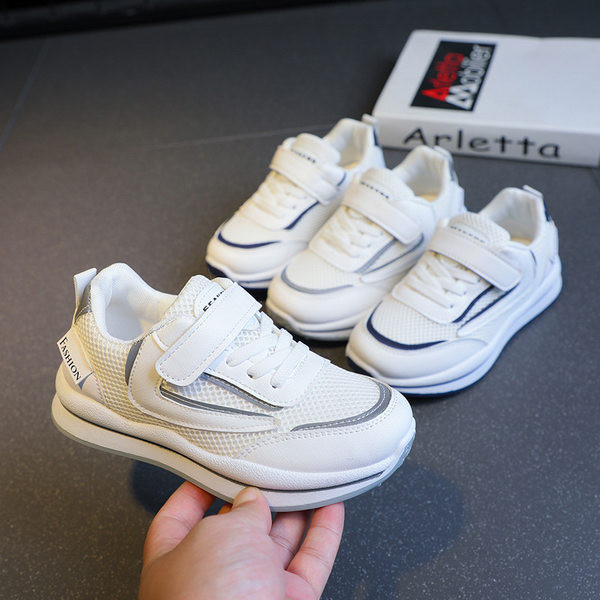 Μοντέρνα παιδικά πάνινα παπούτσια με δίχτυ για αγόρια