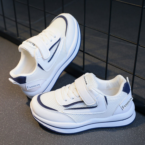 Μοντέρνα παιδικά πάνινα παπούτσια με δίχτυ για αγόρια