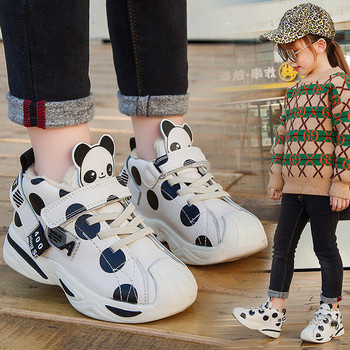 Μοντέρνα παιδικά πάνινα παπούτσια σε δύο μοντέλα με τρισδιάστατο στοιχείο