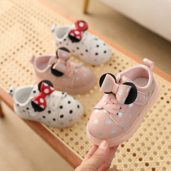 Tenisi eleganti pentru copii pentru fete cu element 3D