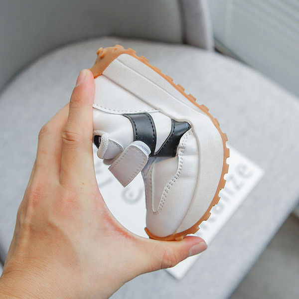 Κομψά παιδικά πάνινα παπούτσια για αγόρια και κορίτσια με velcro