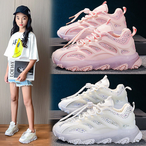 Tenisi actuali pentru copii pentru fete cu cravate