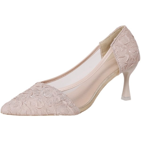 Μοντέρνα γυναικεία παπούτσια με μοντέλο τακουνιού 7 εκατοστά