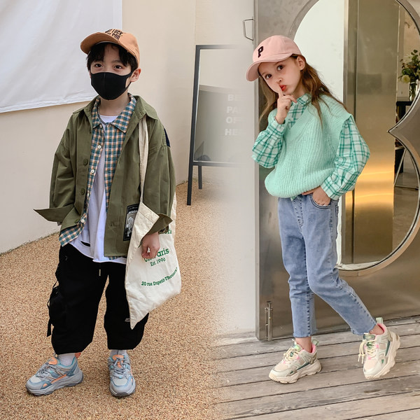 Παιδικά αθλητικά  παπούτσια με τραχιά σόλα για κορίτσια και αγόρια