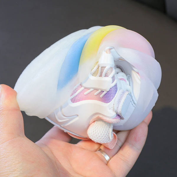 Σύγχρονα παιδικά πάνινα παπούτσια με τραχύ  σόλα - κλασικό μοντέλο