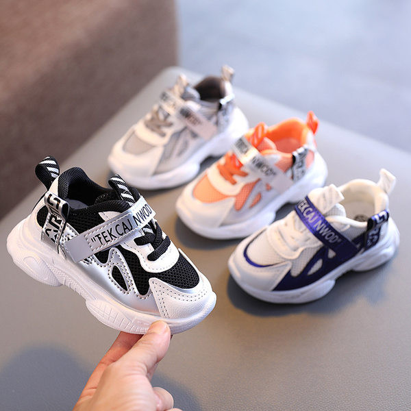 Μοντέρνα παιδικά πάνινα παπούτσια για αγόρια με velcro και κορδόνια