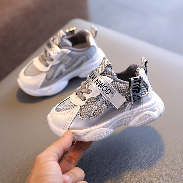 Μοντέρνα παιδικά πάνινα παπούτσια για αγόρια με velcro και κορδόνια