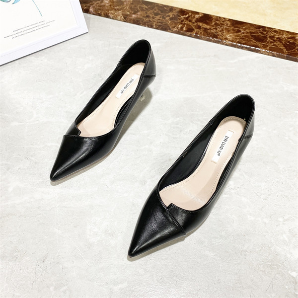 Casual παπούτσια από faux δέρμα και γόβες