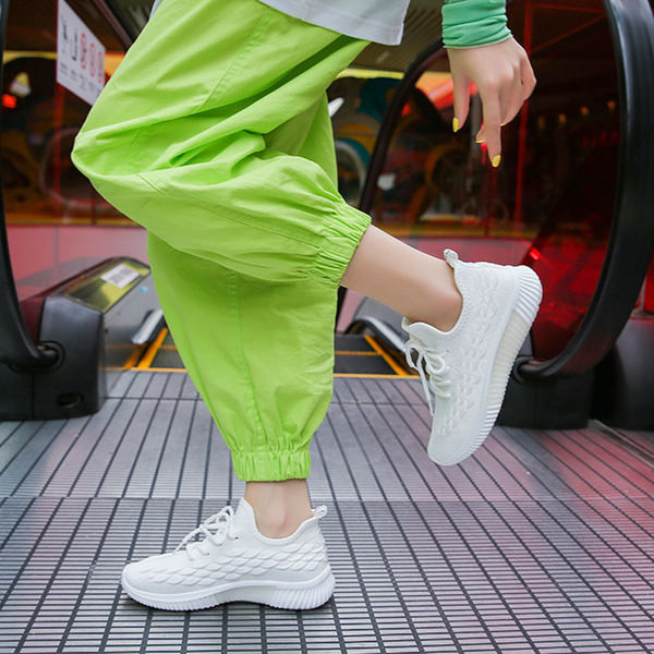 Υφασμάτινα αθλητικά παπούτσια άνοιξη-φθινόπωρο με κορδόνια