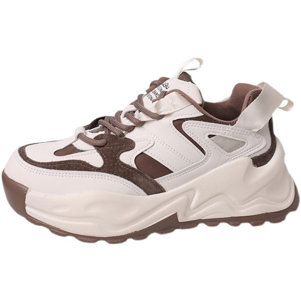 Γυναικεία  αθλητικά χειμερινά παπούτσια με χρωματιστά κορδόνια