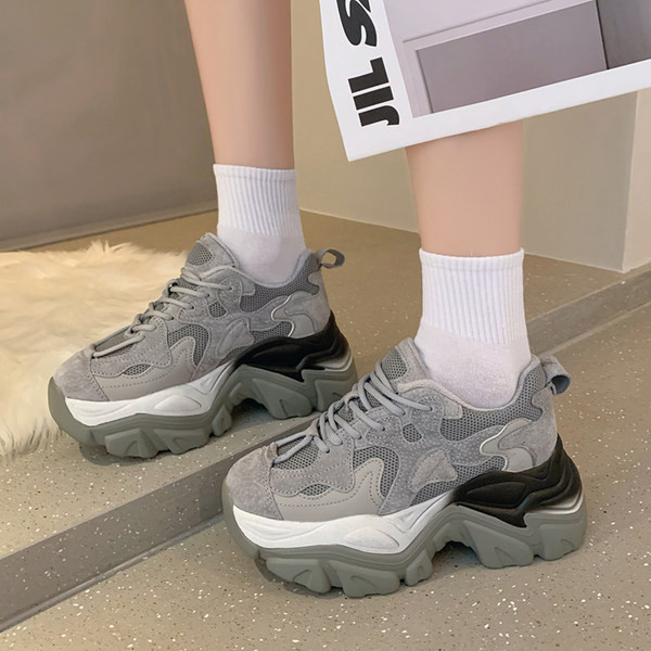 Casual αθλητικά παπούτσια με σόλα 5 εκ