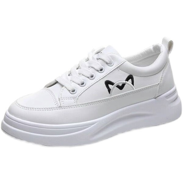 Ženske tenisice od eko kože sa vezom i natpisom