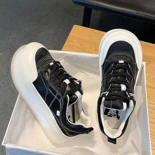 Γυναικεία αντιολισθητικά πάνινα παπούτσια με χοντρές σόλες και κορδόνια