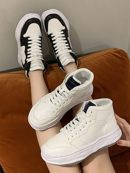 Φθινοπωρινά αθλητικά αθλητικά παπούτσια από οικολογικό δέρμα