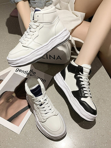 Φθινοπωρινά αθλητικά αθλητικά παπούτσια από οικολογικό δέρμα